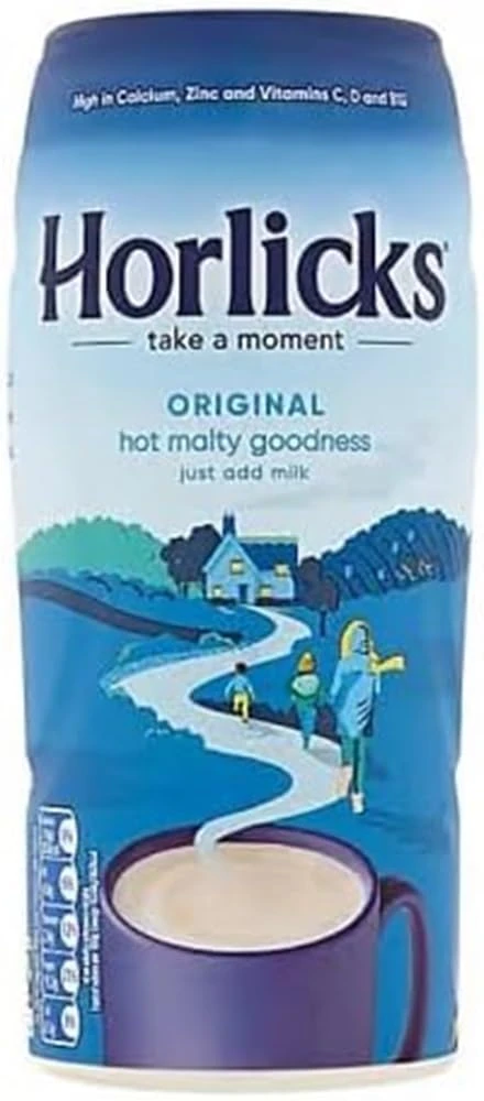 Horlicks Original Malted Milk 400g (Pack of 1) Just add milk, The Original Malted Drink. High in Calcium, Zinc, Vitamin C, Vitamin D & Vitamin B12
