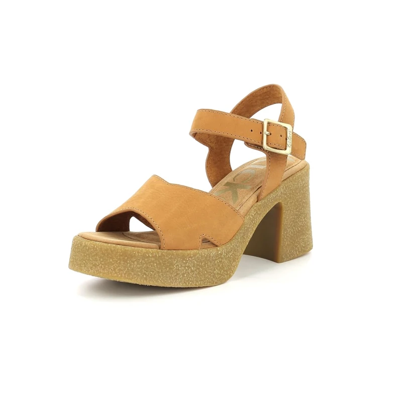 KICKERS Women's Kick Constance Heeled Sandal, Camel, 5 UK