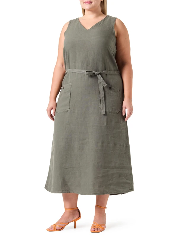 Armor Lux Women's Sleeveless Dress Playwear, Caccia, 12