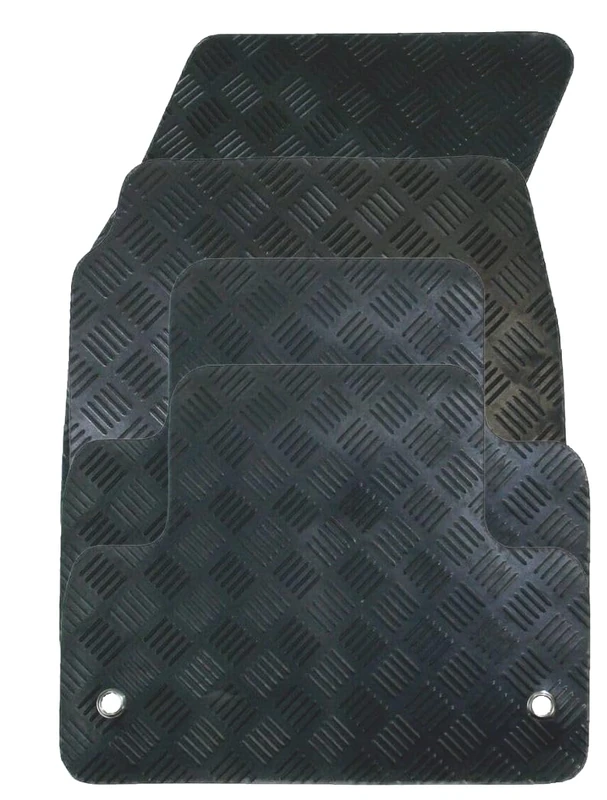 Rubber Car Mat Set Compatible/Replacement for Nissan Xtrail E-Power (Years 2023 To Date) Tailored Mats, Heavy Duty, Waterproof, Non Slip
