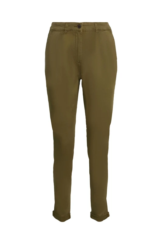 ESPRIT Women's 024ee1b319 Pants, 350/Khaki Green, 34W x 30L