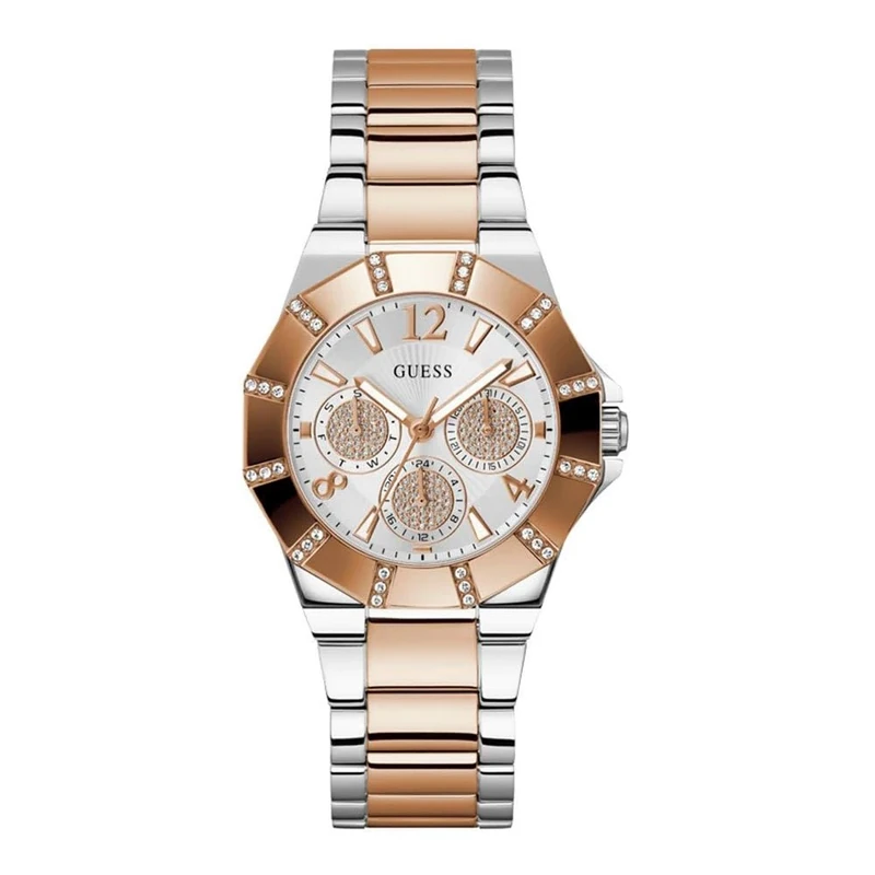 Guess Men's Quartz Analog Watch with Stainless Steel Strap GW0616L3, Multicoloured, Bracelet