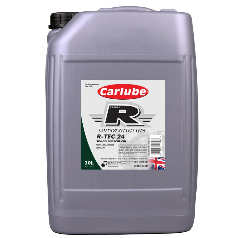 Carlube Triple R 5W-30 ACEA C1 Fully Synthetic Engine Oil R-TEC 24 20L
