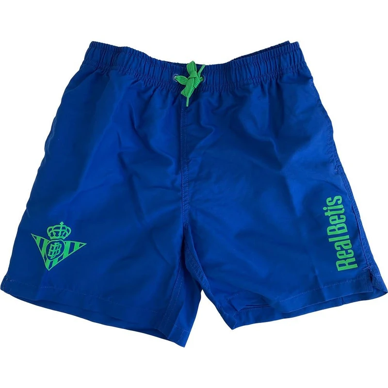 Real Betis Navy Ad Unisex Adult Swim Trunks, Blue, S