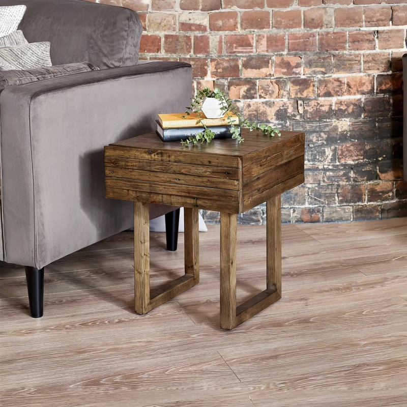 Julian Bowen Woburn 1 Drawer Lamp Table