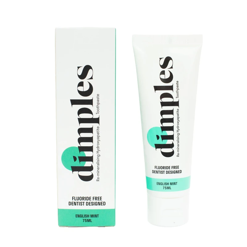 Dimples Hydroxyapatite Remineralizing Toothpaste - English Mint 75ml