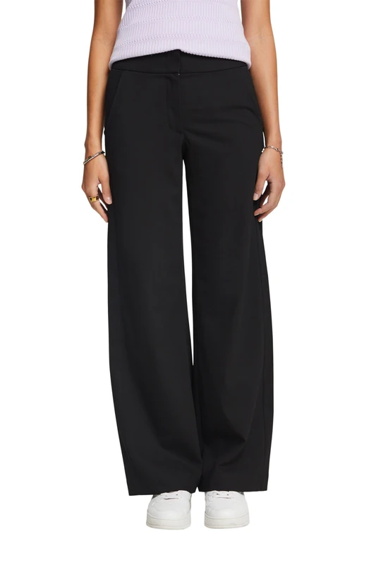 ESPRIT Women's 014ee1b308 Pants, 001/Black, 30W x 30L