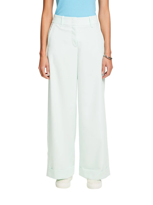 ESPRIT Women's 024ee1b315 Pants, 390/Light Aqua Green, 30W x 30L