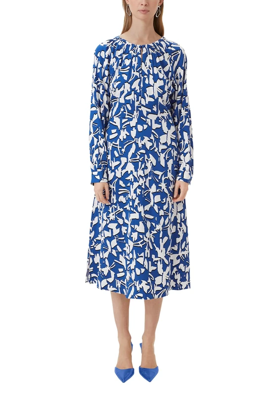 comma Women's 2141608 Dress, 56A0, 14