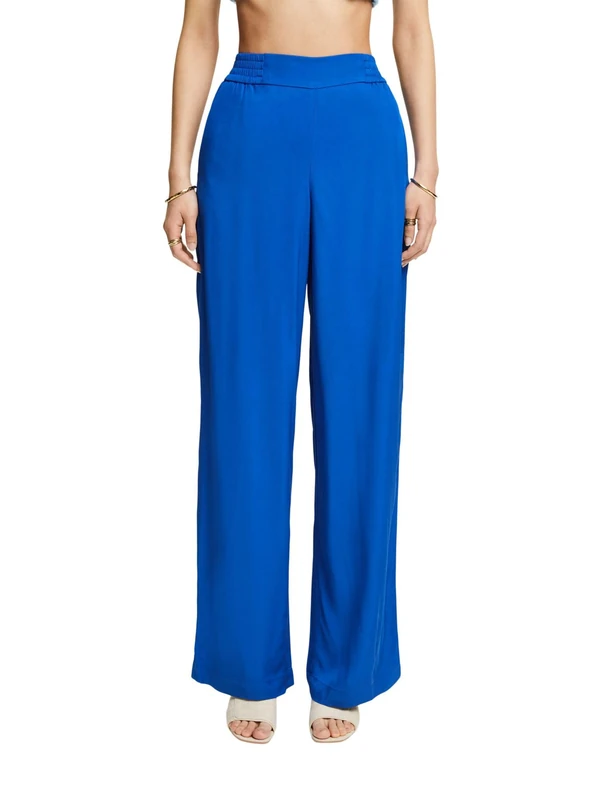 ESPRIT Women's 024ee1b323 Pants, 410/Bright Blue, 32W / 32L