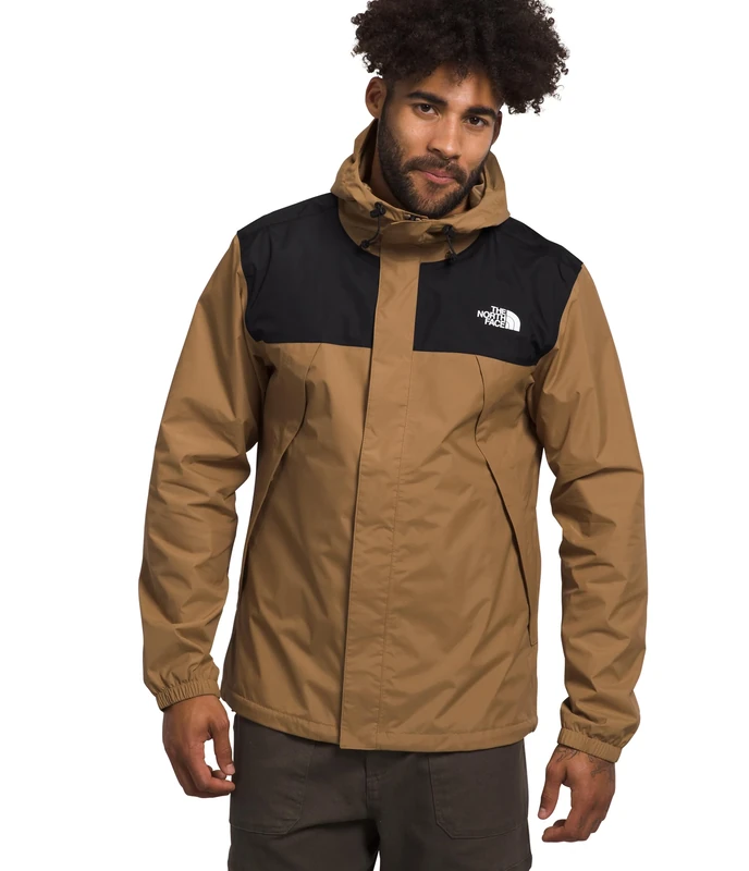 The North Face Antora Jacket Utility Brown/TNF Black XXL