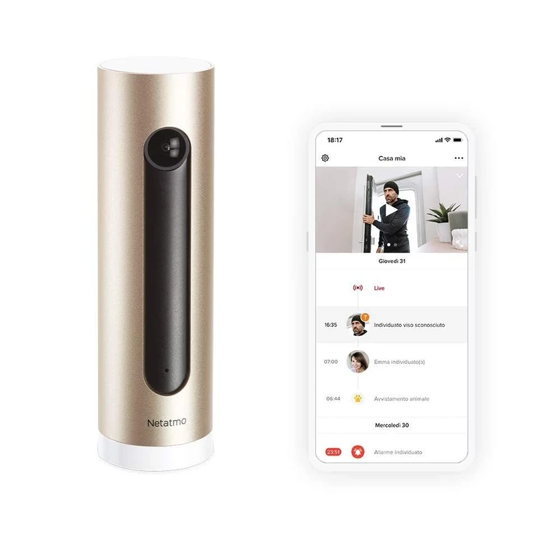 Netatmo Welcome Wi-Fi Camera with Facial Recognition