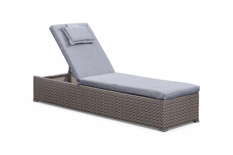 Out & Out Original Palma Rattan Sun Lounger