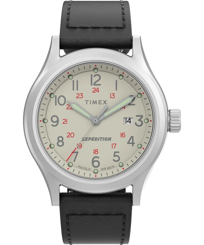 Timex Expedition North Men's 40mm Quick Release Leather Strap Watch TW2W46800