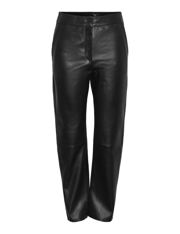 YAS Women's line Hmw Leather Pant Noos, Black 2, S
