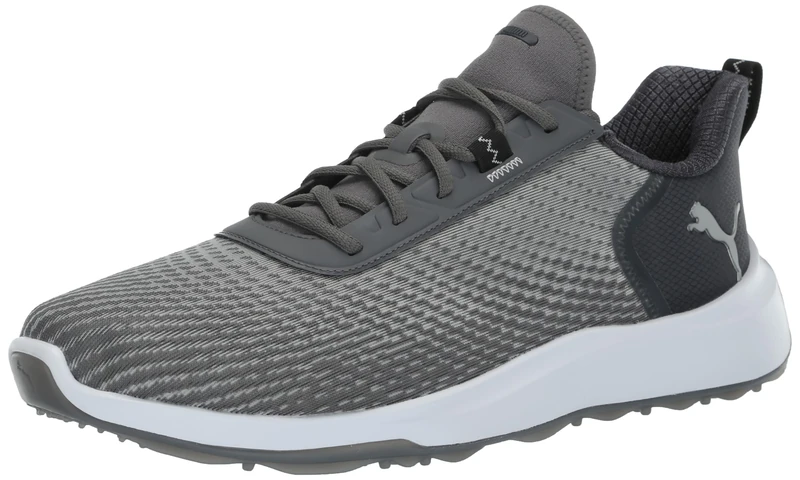 PUMA Men's Fusion Crush Sport Wide Golf Shoe, Slate Sky-Strong Gray, 8 UK