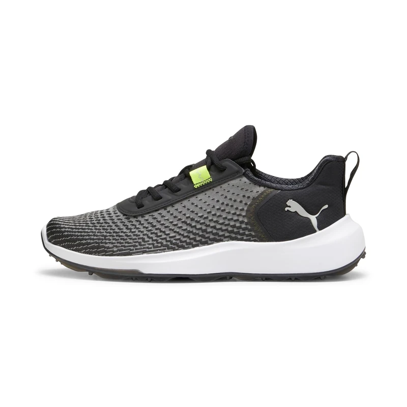 PUMA Men's Fusion Crush Sport Wide Golf Shoe, Feather Gray Black, 13 UK