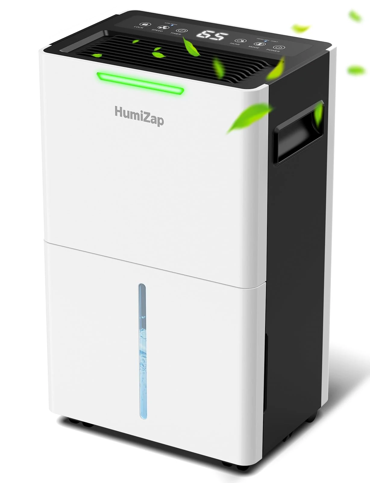 Dehumidifiers for Home Damp, Compressor Dehumidifier with Laundry Dry, Digital Humidity Display, Ultra-quiet, Energy-efficient, Continuous Drainage and 24 Hour Timer, Ideal for Damp, Laundry Drying