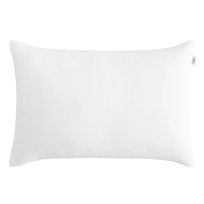 UGG 32239 Aimee King Basic Cooling Bed Hotel Collection Pillow and Sham Cover, White - Image 1
