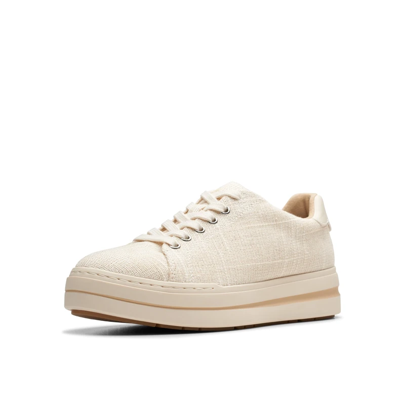 Clarks Women's Audreigh Sun Sneaker, Natural, 3.5 UK