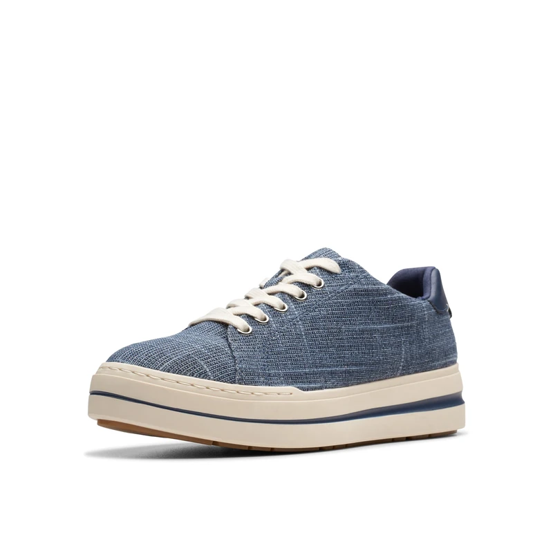 Clarks Women's Audreigh Sun Sneaker, Navy, 6 UK