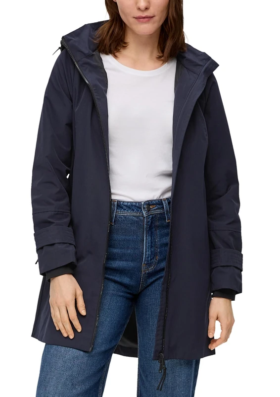 s.Oliver Women's 2141773 Parka, Navy, 8