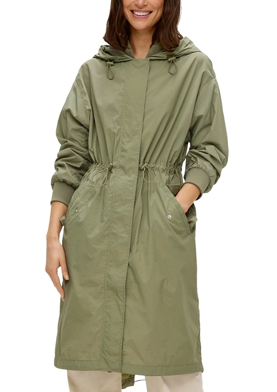 s.Oliver Women's Parka, Olive 7390, XL