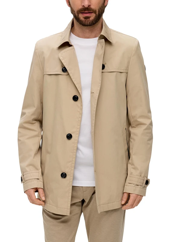 s.Oliver BLACK LABEL Men's 2148938 Trench Coat, 8195, 52