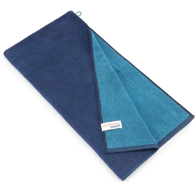 Bassetti New Shades 9328123 Bath Towel 100% Cotton Blue B1 70 x 140 cm