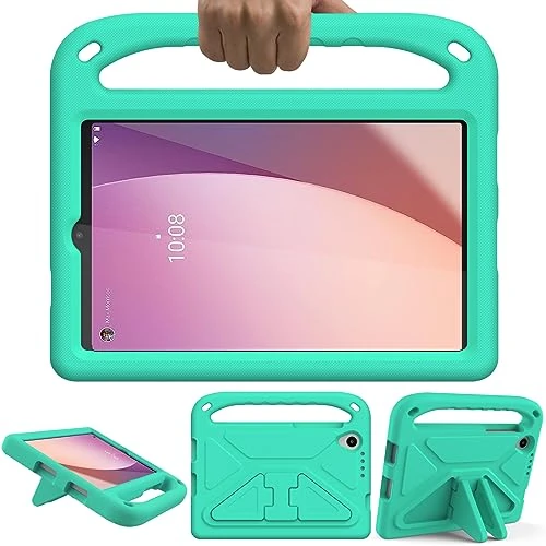 GOZOPO Kids Case for Lenovo Tab M8 (4th/3rd Gen)/Tab M8 HD LTE/Smart Tab M8/M8 FHD Tablet, Lightweight Shockproof Handle Stand Cover for Lenovo Tab M8 Case (TB-300F,TB-8505,TB-8506,TB-8705) (Glacier)