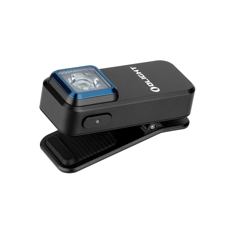 OLIGHT Oclip Rechargeable EDC Clip on Torch 300 Lumens Dual Light Sources Pocket Lamp with Magnetically Attach, USB-C Charging Flashlight for Working, Cycling, Reading and Safety Warning (Black)