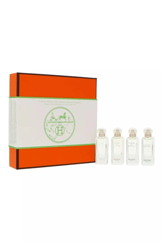 Hermes un jardin sur la lagoon eau de toilette + cyther + monsiur li + sur le nil 4 x 7.5 ml