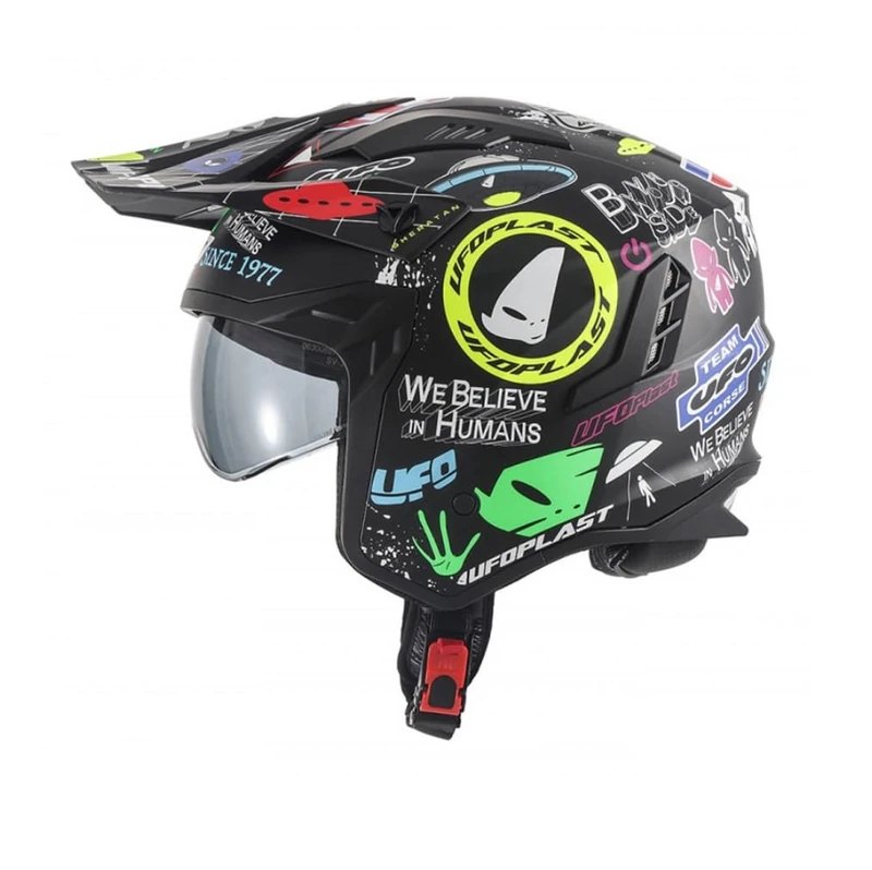 UFO PLAST Helmet SHERATAN JET UFO GRAPHIC M