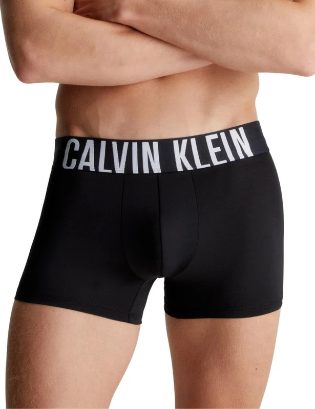 Calvin Klein Men's 3 Pack Trunks Underwear, Black (Black/Black/Black), XXL