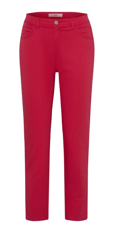 BRAX Women's Style Mary S Elegant-Sportive Five-Pocket Trousers Slacks, Magenta, 36W x 34L