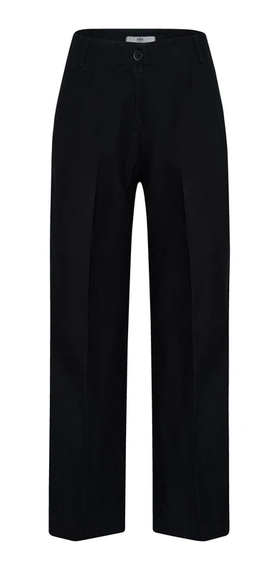 Style Maine S Casual Silhouette Trousers, Black, 36W x 30L