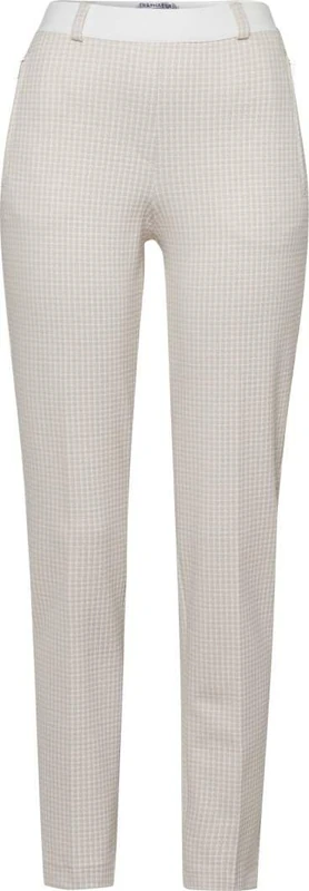 Raphaela by Brax Women's Lillyth Jersey Minimal Jacquard Slacks, Almond, 40W x 32L