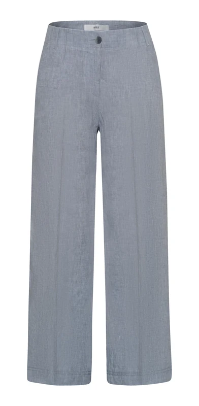 BRAX Women's Style Maine S Pant with Casual Silhouette Slacks, Grey Melange, 32W x 32L