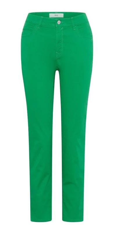 BRAX Women's Style Mary S Elegant-Sportive Five-Pocket Trousers Slacks, apfelgr&uumln, 27W x 32L