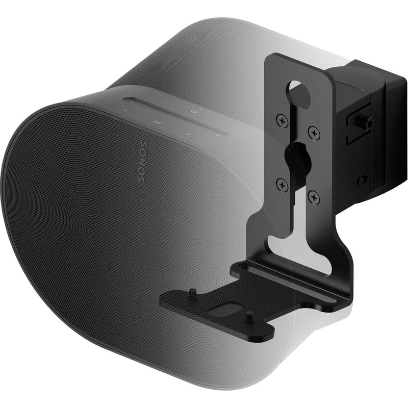 Flexson Wall Mount for Sonos ERA 300, Single pack in Black, Swivels and Tilts
