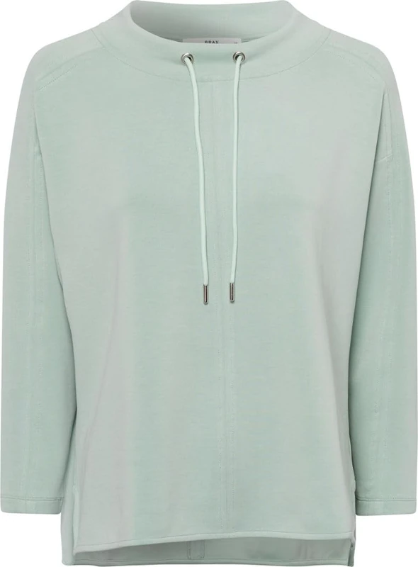 BRAX Women's Style Bee Scuba Solid Sweater, Mint, 16 - Image 1
