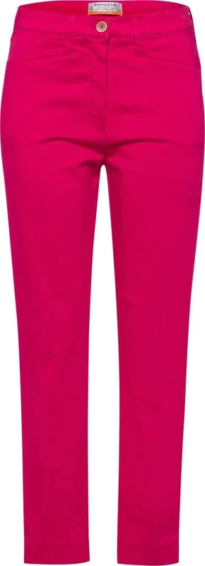 Raphaela by Brax Women's Lorella Super Dynamic Cotton Pigment Slacks, Magenta, 38W x 30L