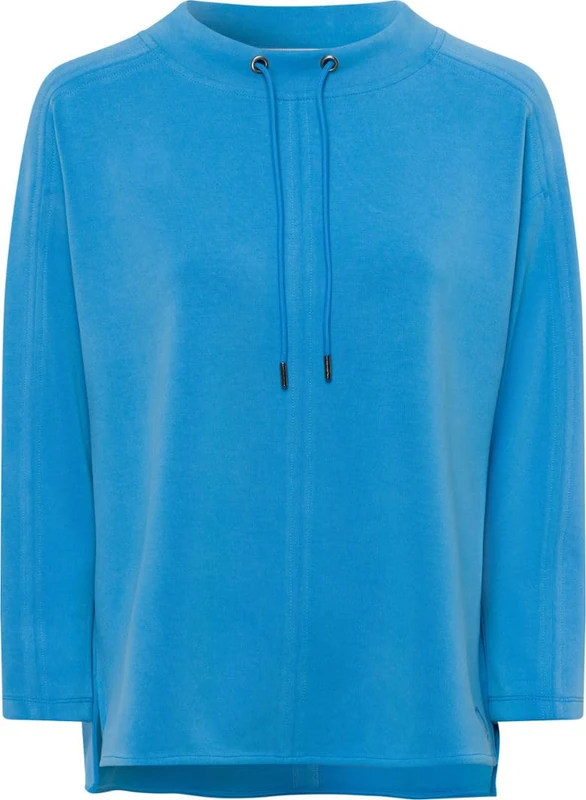 Brax Women's Style Bee Scuba Solid Sweater, Sky Blue, 18