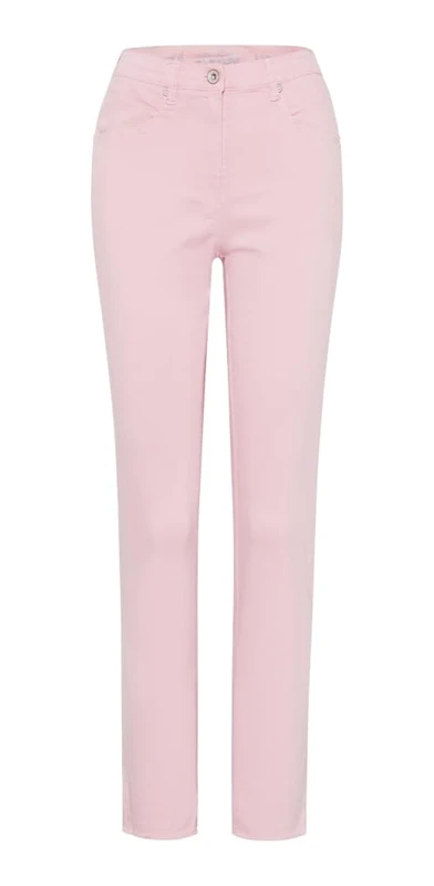 Raphaela by Brax Women's Luca 6/8 Deco Denim & Colours Jeans, Pink Light, 32W x 32L