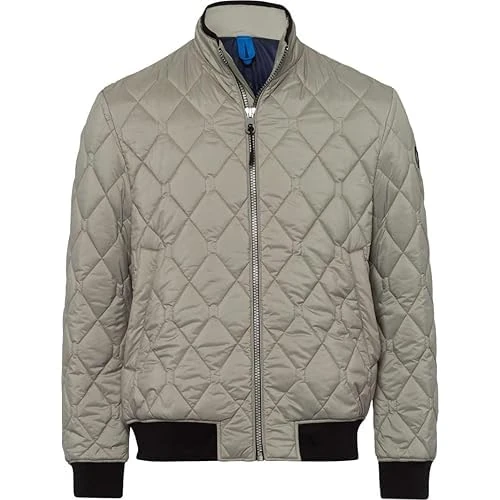 BRAX Men's Style Crew Quilted Biker Jacket Blouson, Manhattan, 6XL