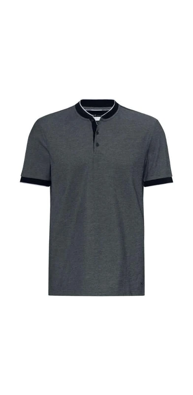 BRAX Men's Style Pierce Polo Shirt in Easy Care Quality, Universe, S - Image 1