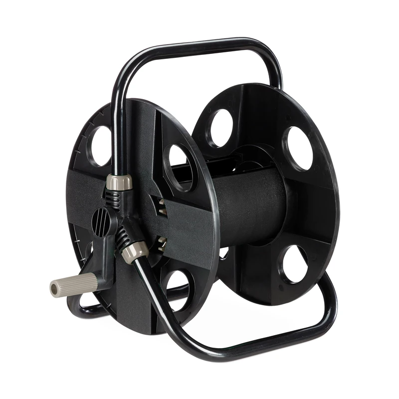 Relaxdays Garden Hose Reel - 30m 1/2 inch with Hand Crank