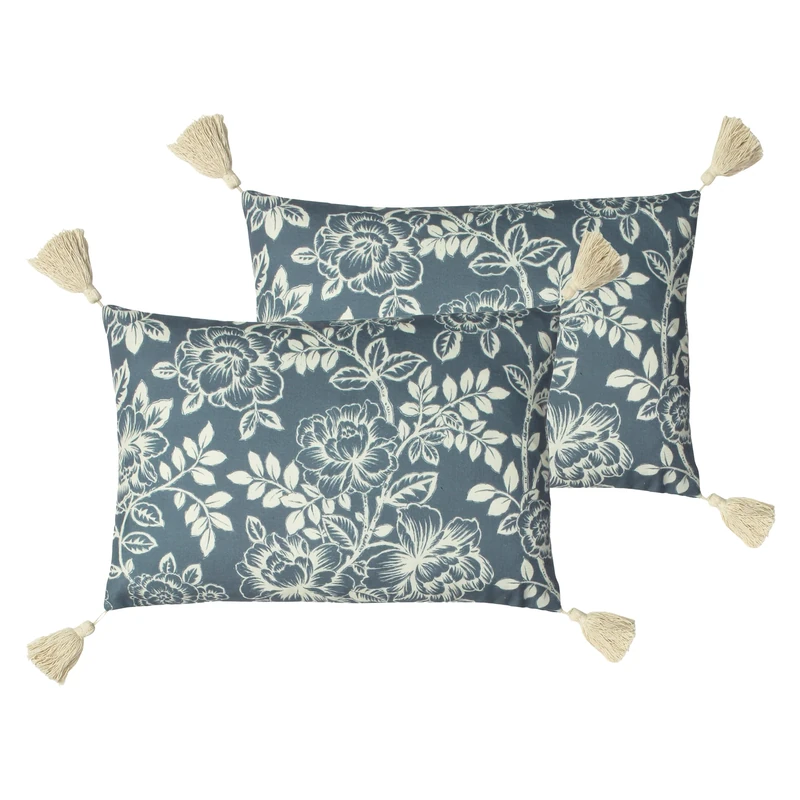 Paoletti Somerton Feather Filled Cushions Twin Pack - Image 1