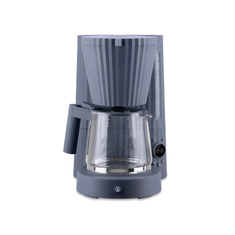 Alessi MDL14 B Plissé Thermoplastic Resin Filtered Coffee Maker, GREY. - Image 1