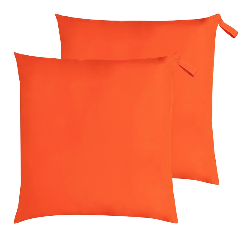 furn. Plain Outdoor Cushions Twin Pack - Image 1